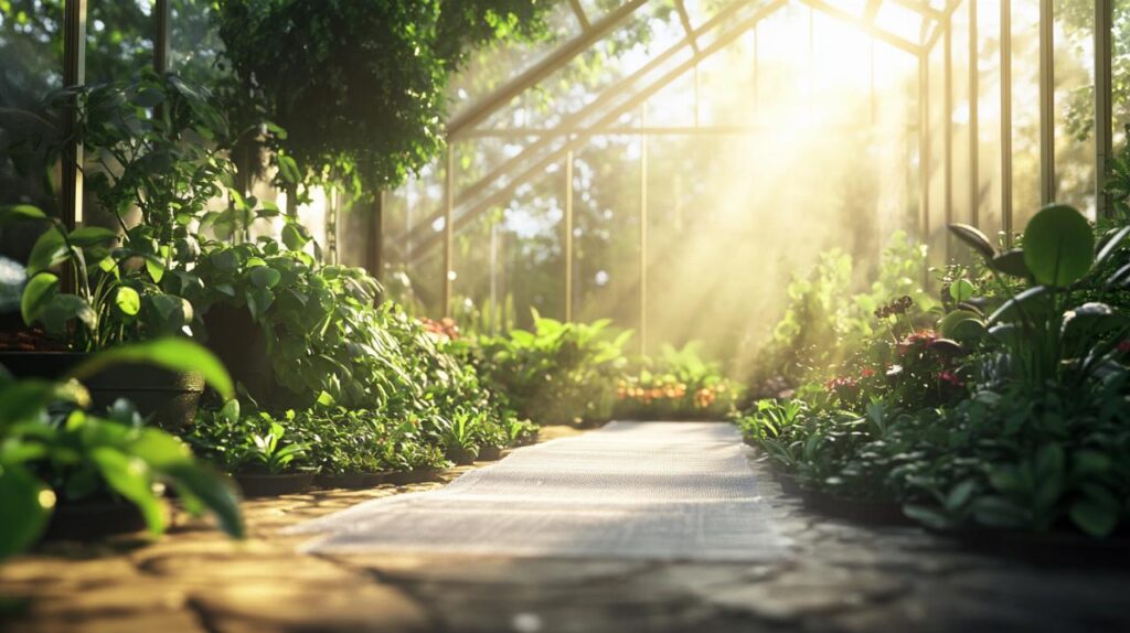 Tela de acolchado para el invernadero: La solución definitiva para el control de malezas y retención de humedad